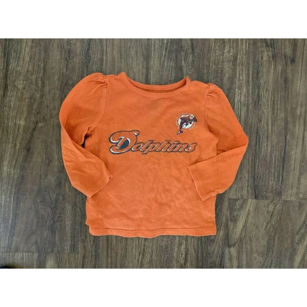 Miami Dolphins Old Navy Baby Girl Orange T Shirts‎